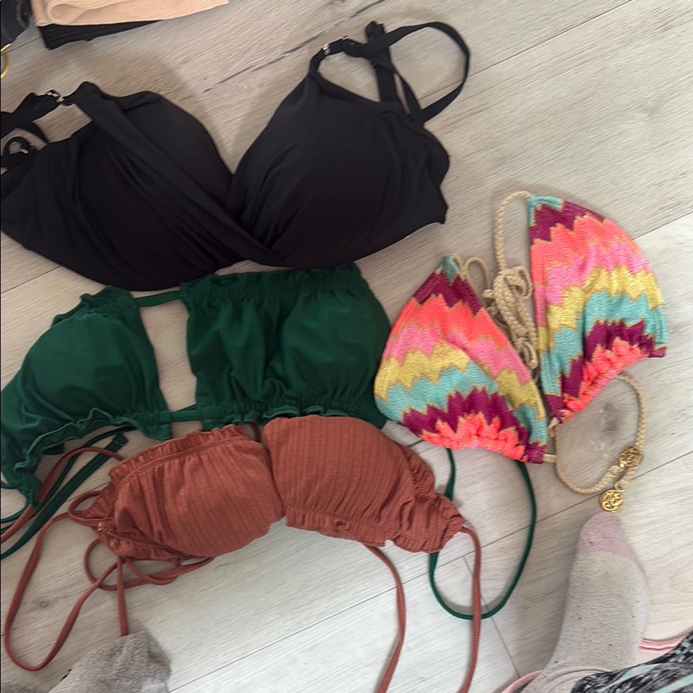 Colorful Bikini Top Collection